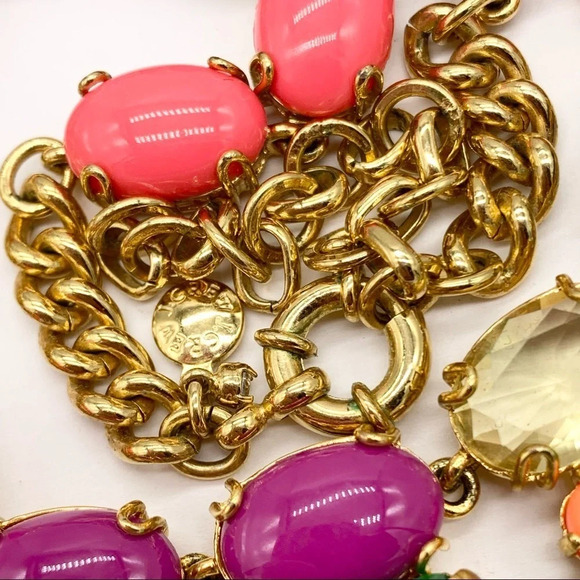 J. Crew Candy Color Mixed Gem Statement Necklace - Picture 4 of 4